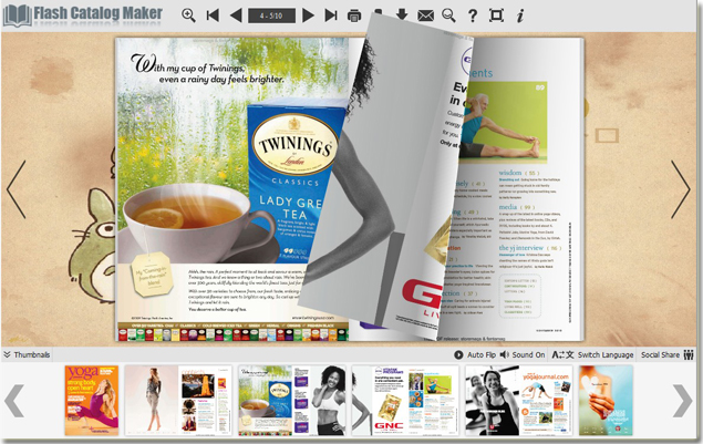 catalog maker to make flip pdf on pc