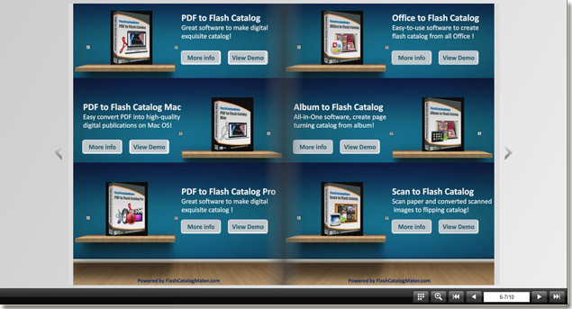 mobile version of flash catalog