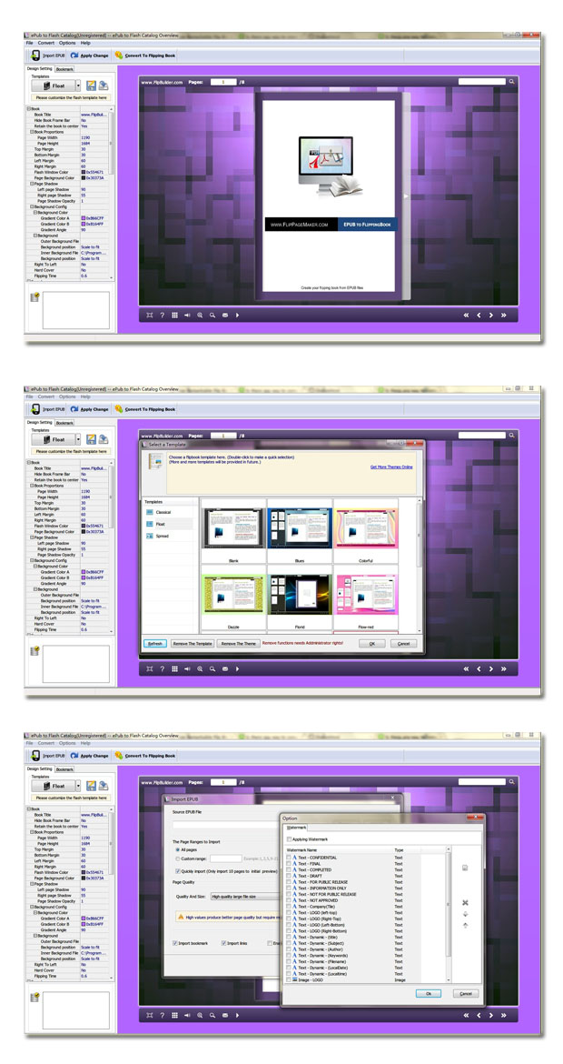 epub to flash catalog screenshot