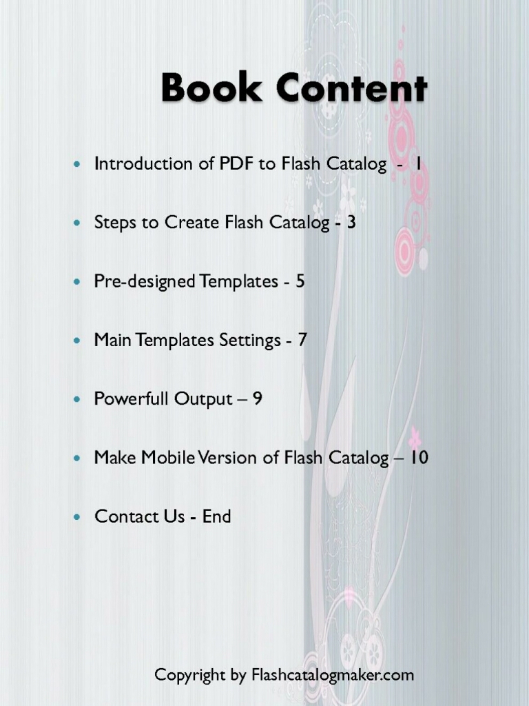 PDF to Flash Catalog Introduction Demo