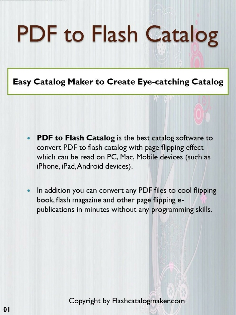 PDF to Flash Catalog Introduction Demo
