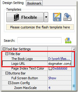 add logo into flash catalog