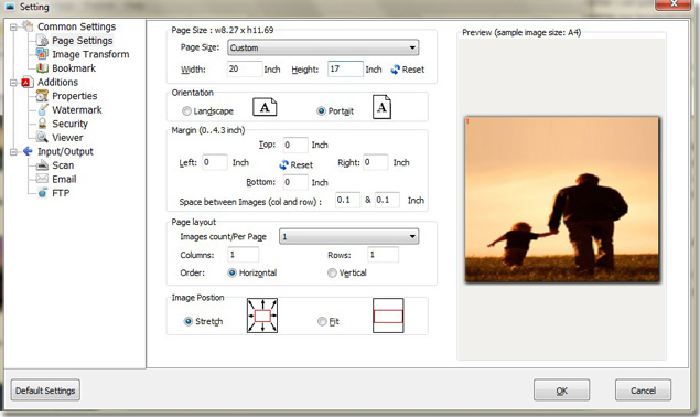 customize the size of photo album by catalog software of Image to Flash Catalog