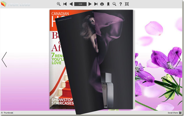 flash catalog with links