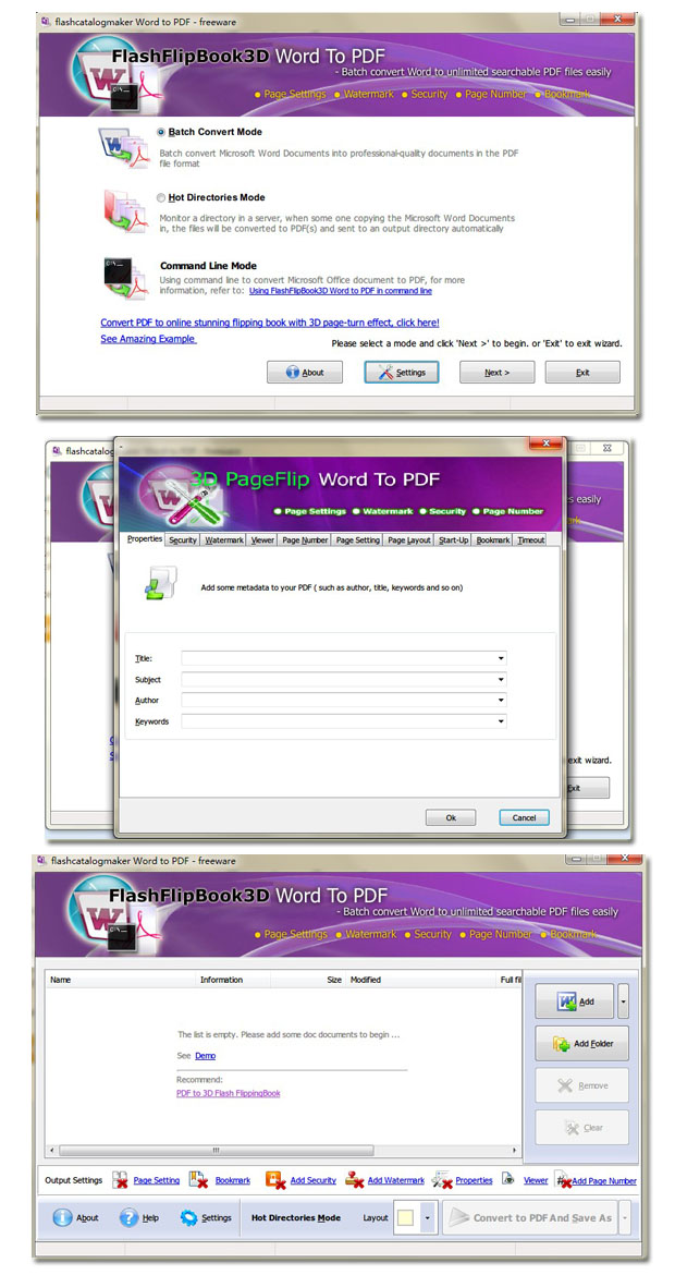 Windows 7 Flash Catalog Free Word to PDF 1.7 full
