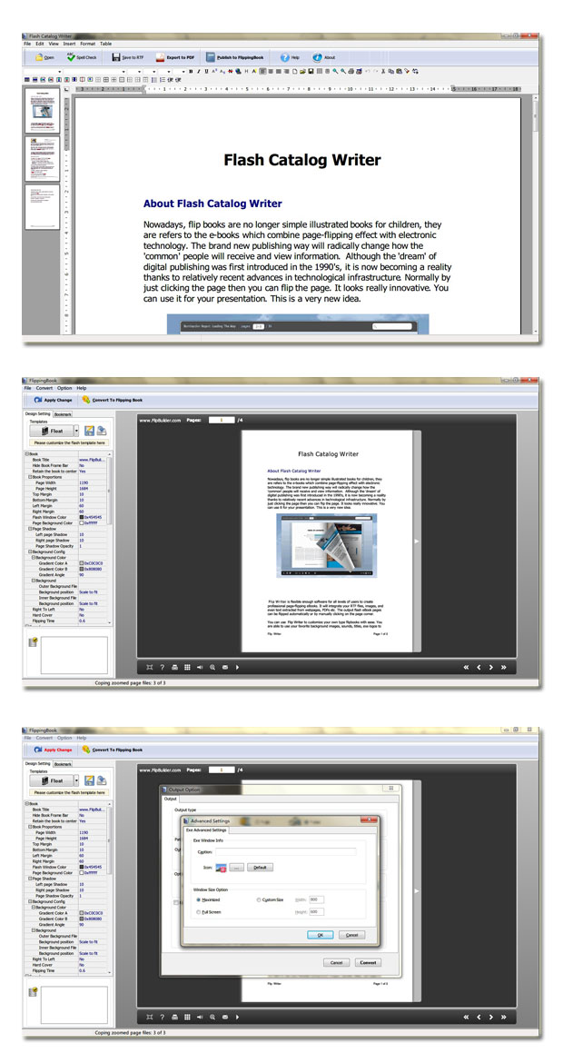 Flash Catalog Writer software