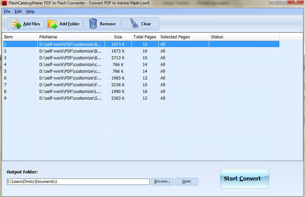 Windows 8 FlashCatalogMaker PDF to Flash Converter full