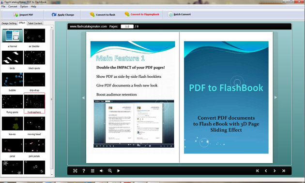 FlashCatalogMaker PDF to Flashbook screenshot