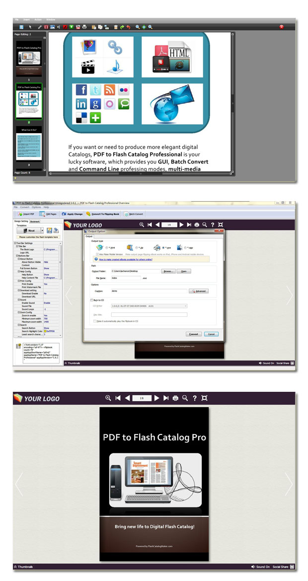 PDF to Flash Catalog Pro screenshot