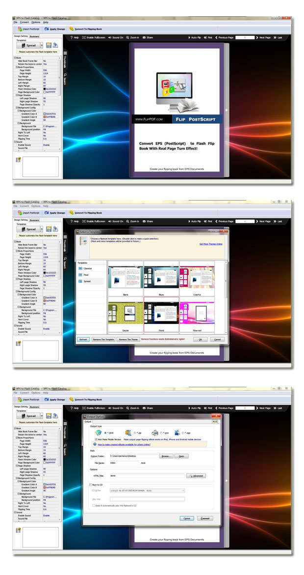 Postscript to Flash Catalog screenshot Postscript to Flash Catalog screenshot