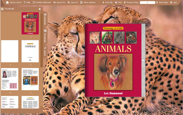 Flash Catalog Templates Animal Love software