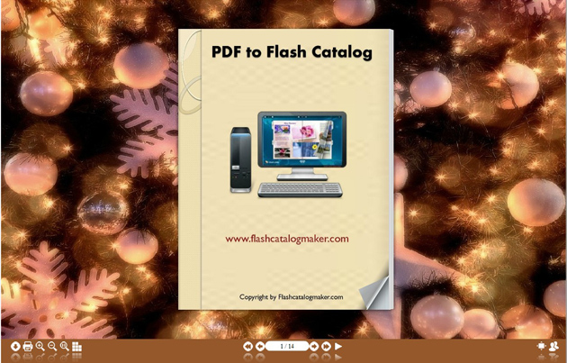 example of embedding flash catalog